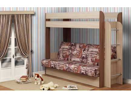 Двухъярусная кровать-диван Немо